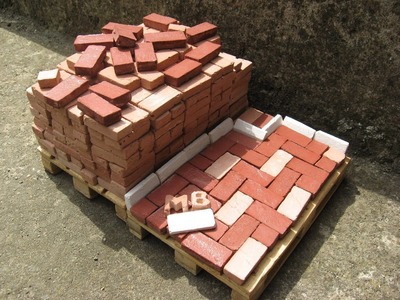 How To Make Miniature Bricks 1:10 (Home Made)