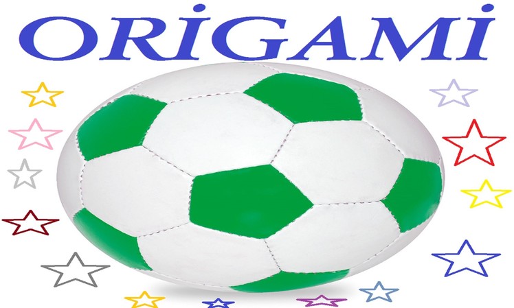 How to Make Origami Soccer Ball - Origami Futbol Topu