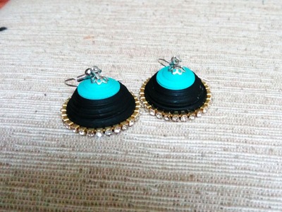 HOW TO MAKE QUILLING JHUMKAS