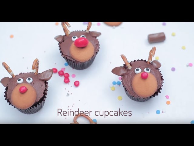 How to make reindeer cupcakes
