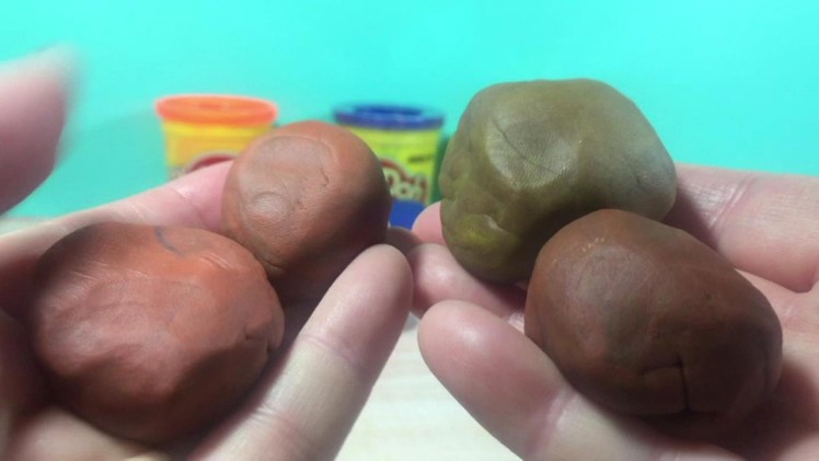 How to make the color Brown with Play-Doh