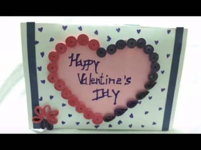 How To Make Valentine's Day Greeting Card With Paper Quilling