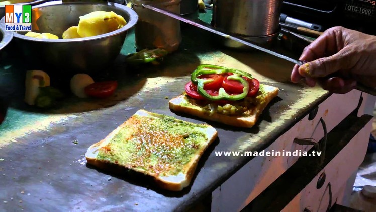 HOW TO MAKE Veg Sandwich | MUMBAI STREET FOOD | 4K VIDEO
