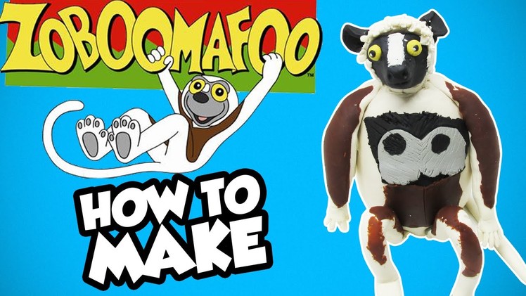 How-To Make WILD KRATTS LEMUR Zoboomafoo!! Play-Doh Surprise Egg with Teen Titans Go!