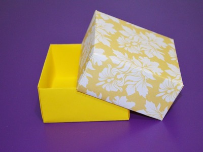 How To Make Your Own Paper Box - EASY!