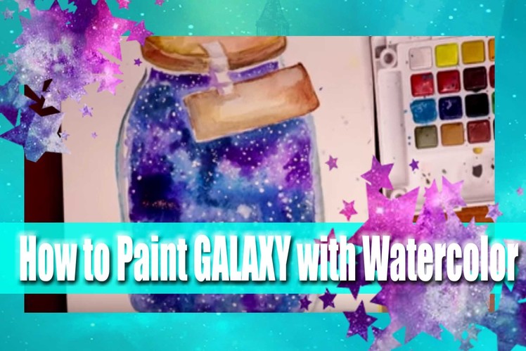 How to PAINT a GALAXY with Watercolor (RECAP) - @dramaticparrot