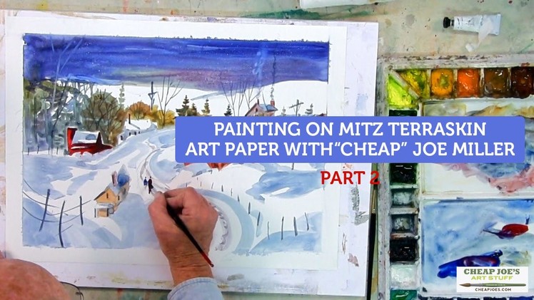 How to Paint Watercolor on Mitz Terraskin Art Paper - Part2