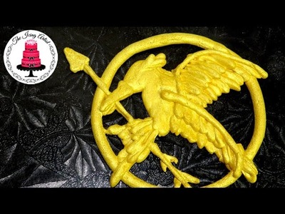 Hunger Games Cake Mockingjay Pin - How To With The Icing Artist