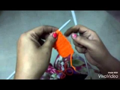 Matt design in knitting in hindi