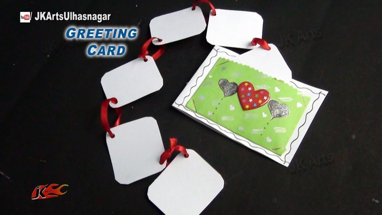 Pocket  Card Tutorial | Valentine's Day Greeting Card | How To Make | JK Arts  877