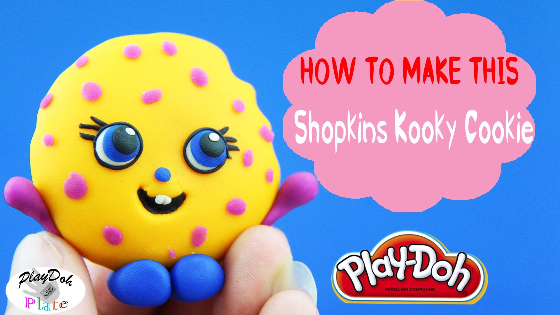 Shopkins Kooky Cookie Play Poh Learn How To Make Shopkins Kooky