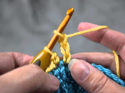 Single Crochet Picot Left Handed