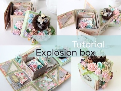 Super Easy Tutorial Explosion Box | Start to Finish | How to | Instructions