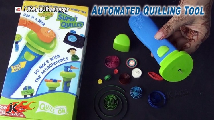 Unboxing Automated Paper Quilling Tool and How to use | JK Arts 860