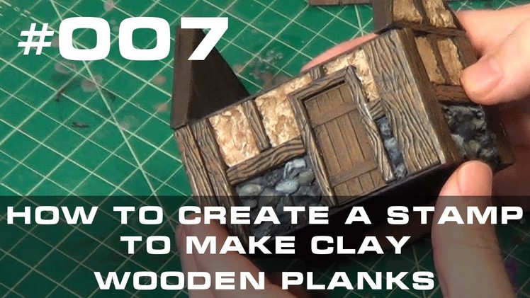007 - How to Create a Stamp to Produce Clay Wooden Planks