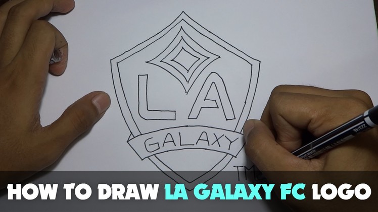 Drawing: How to Draw a Cartoon - LA Galaxy Logo (Tutorial Step by Step)