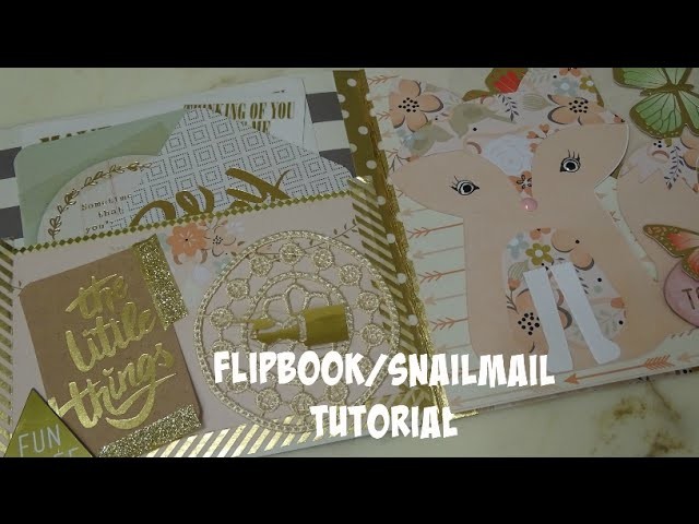 Flip Book.Snail Mail Tutorial & How To Easily Secure Your Washi Binding