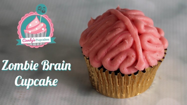 How to create a Zombie Brain Cupcake for Halloween