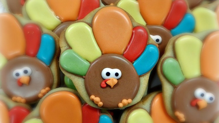 How to Decorate a Turkey Cupcake Cookie