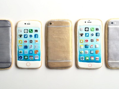 How To Decorate iPhone Cookies With Royal Icing!