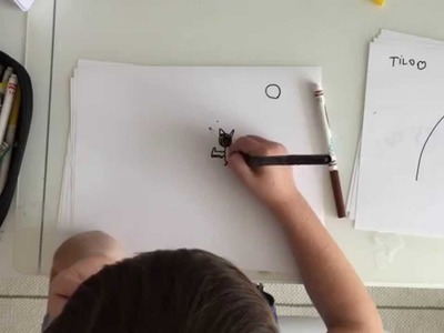 How to draw a bat