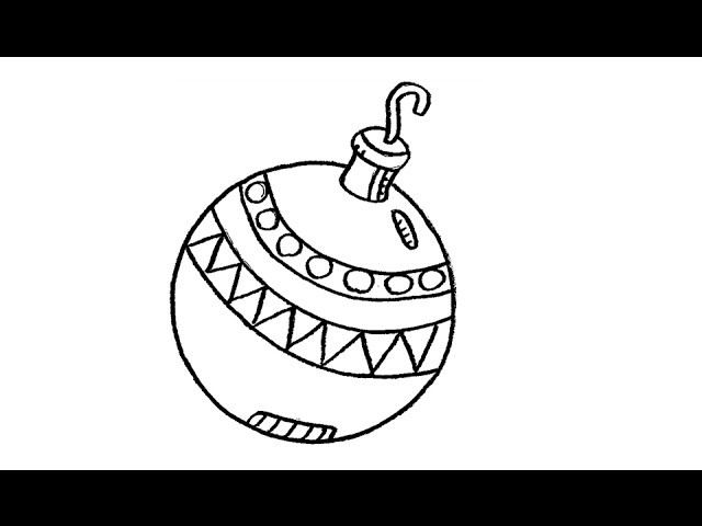 How to Draw a Christmas Sphere (Ornament) - Step by Step - Easy Drawing Tutorial #Guuh