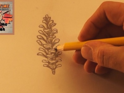 How to Draw a Pine Cone