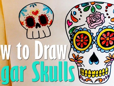 How to Draw Sugar Skulls
