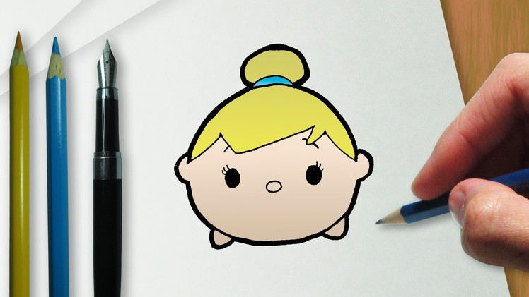 How to draw Tinker Bell Disney Tsum Tsum version