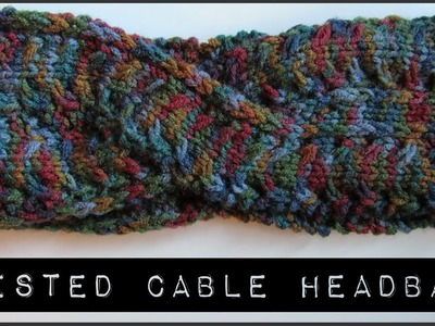 How to Knit a Twisted Cable Headband