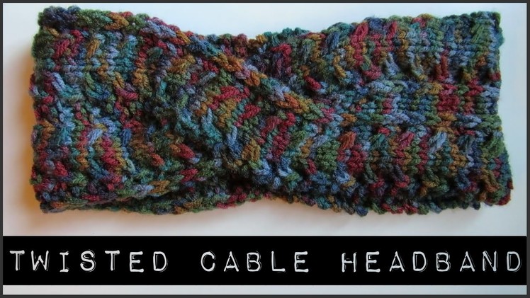 How to Knit a Twisted Cable Headband