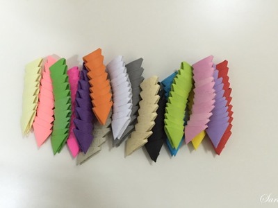 How to make 3d origami Pieces Tutorial