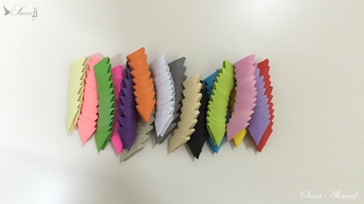 How to make 3d origami Pieces Tutorial