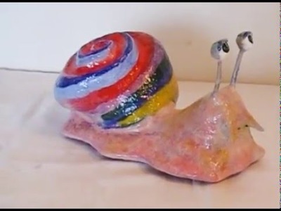 How to Make a Beautiful Colorful Snail