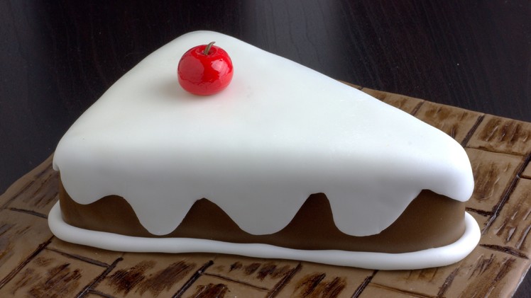 How to Make a Beautiful Fondant Cake Slice | HappyFoods