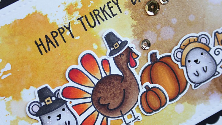 How to make a cute Thanksgiving card