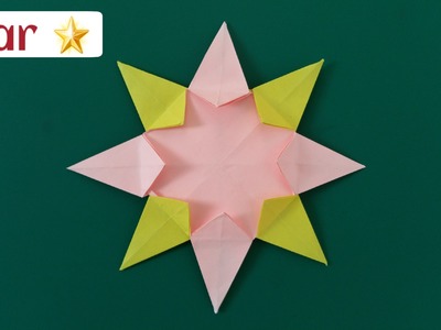 How to make a easy.simple Paper '8 pointed Star 