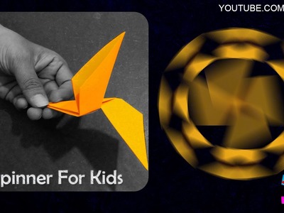 How To Make A Paper Spinner || F2book 121 Origami Spinner For Kids