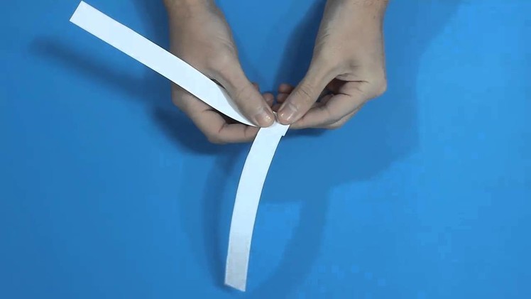 HOW TO MAKE A PAPER SPRING