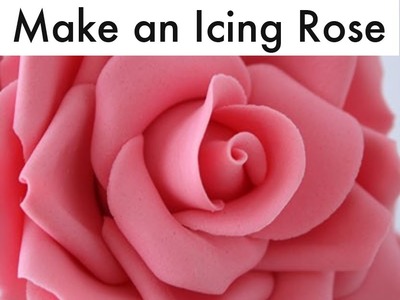 How to Make a Perfect Frosting Icing Rose with Jill