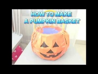 How to make a pumpkin basket Psalm Abel