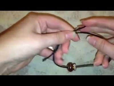 How to make a slip knot bracelet