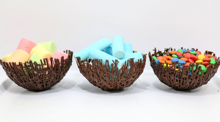 How To Make Chocolate Bowls Easy by CakesStepbyStep