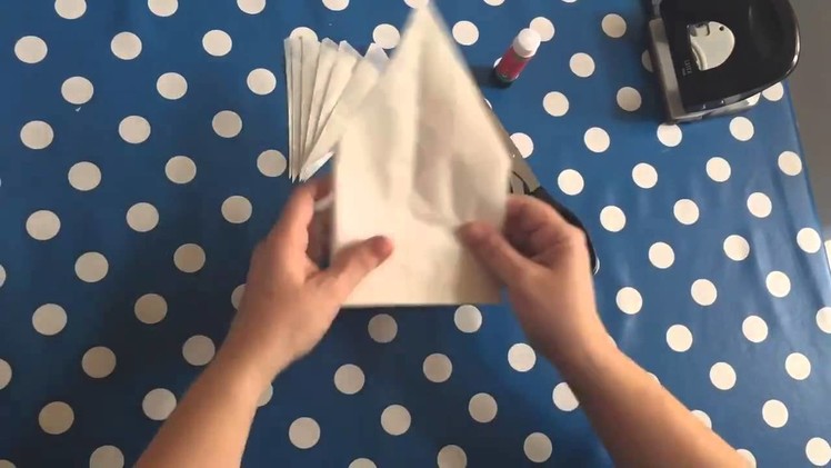 How To Make Christmas Star From Bags