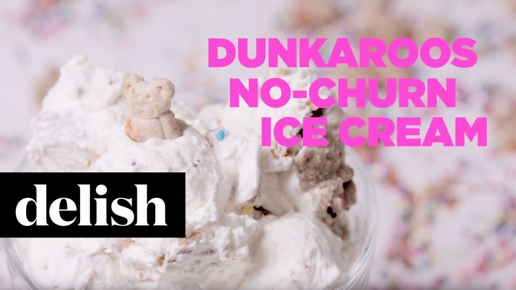 How To Make DunkAroos No-Churn Ice Cream | Delish