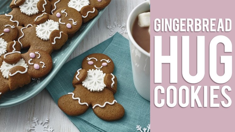 How to Make Gingerbread Hug Cookies