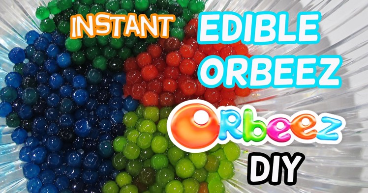 How to Make Instant Edible Orbeez.Easy by Creative World