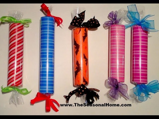 How To Make Large Faux Candy Christmas Decorations