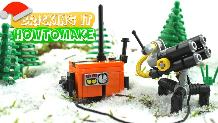 How To Make LEGO Snow Canon With Power Generator (MOC, Basic)
