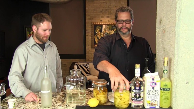 How to make Limoncello from the Cocktail Dudes